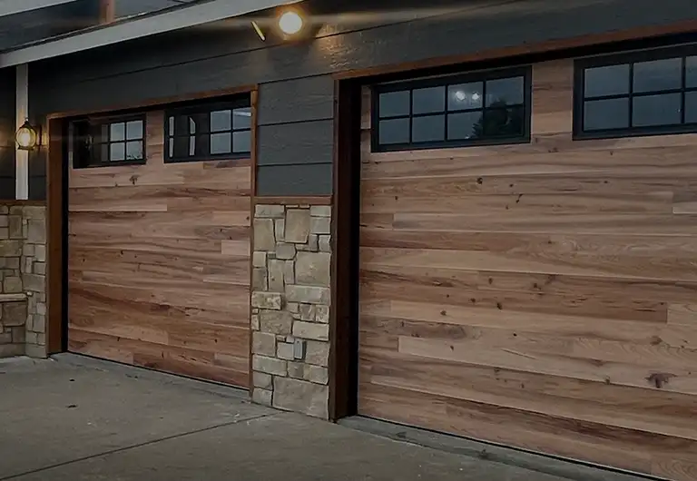Modern Garage Doors on a Home